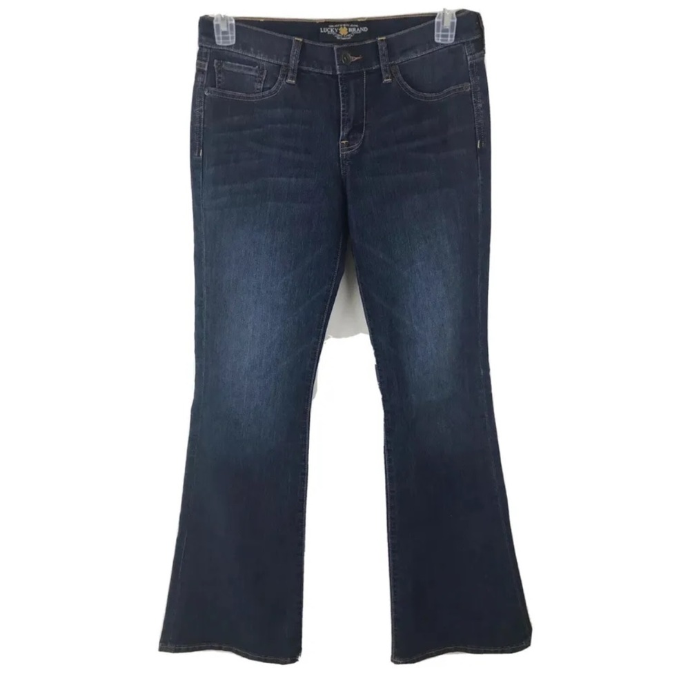 Lucky Brand Size 6/28 (32x33) Sweet N’ Flare Stretch Dark Rinse